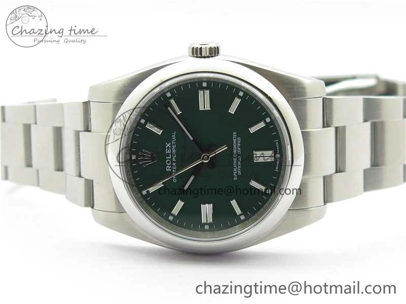 Oyster Perpetual 126000 36mm KRF 1:1 Best Edition 904L Steel Green Dial A2824