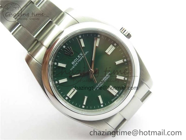 Oyster Perpetual 126000 36mm KRF 1:1 Best Edition 904L Steel Green Dial A2824
