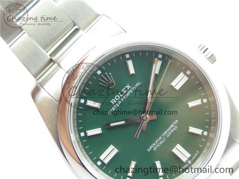 Oyster Perpetual 126000 36mm KRF 1:1 Best Edition 904L Steel Green Dial A2824