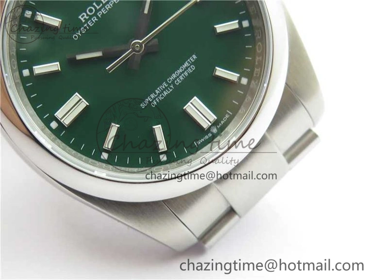 Oyster Perpetual 126000 36mm KRF 1:1 Best Edition 904L Steel Green Dial A2824