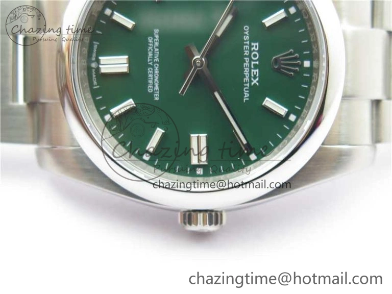 Oyster Perpetual 126000 36mm KRF 1:1 Best Edition 904L Steel Green Dial A2824