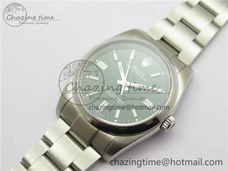 Oyster Perpetual 126000 36mm KRF 1:1 Best Edition 904L Steel Green Dial A2824