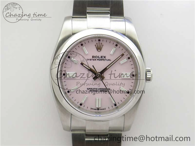 Oyster Perpetual 126000 36mm KRF 1:1 Best Edition 904L Steel Pink Dial A2824