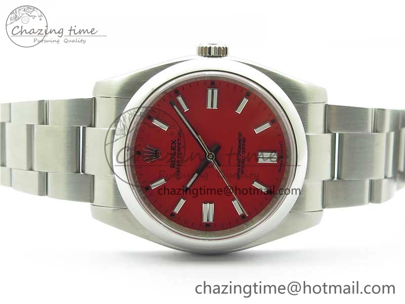 Oyster Perpetual 126000 36mm KRF 1:1 Best Edition 904L Steel Red Dial A2824