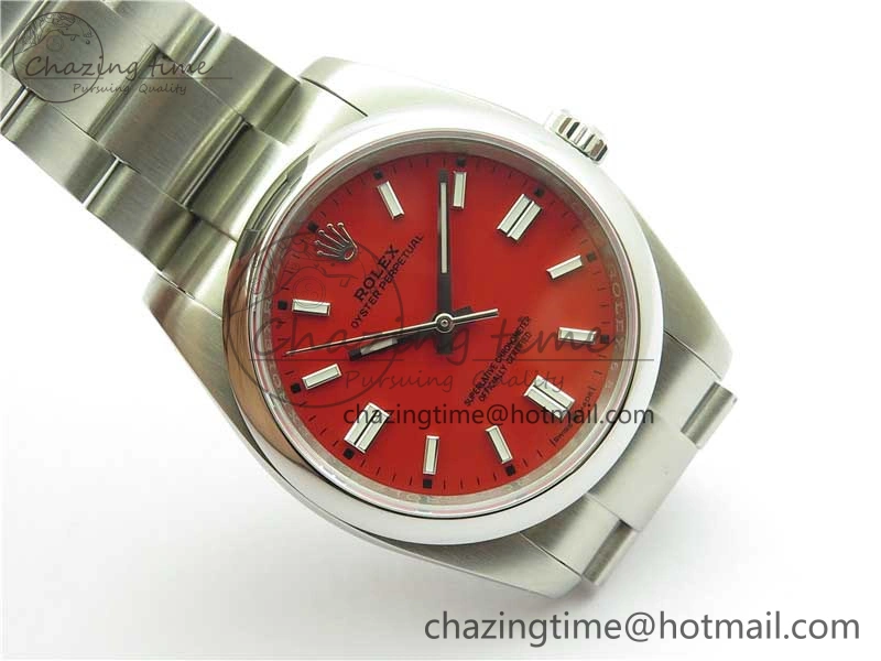Oyster Perpetual 126000 36mm KRF 1:1 Best Edition 904L Steel Red Dial A2824