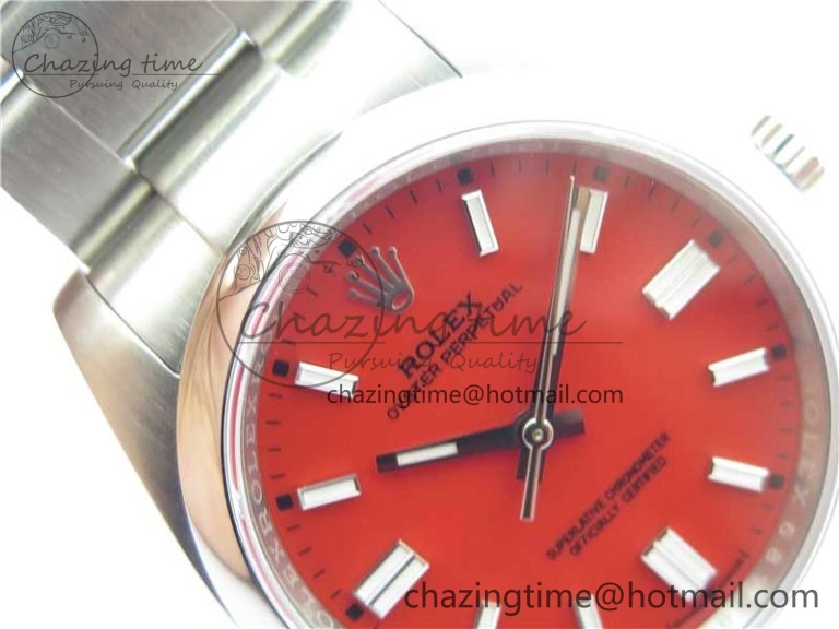 Oyster Perpetual 126000 36mm KRF 1:1 Best Edition 904L Steel Red Dial A2824