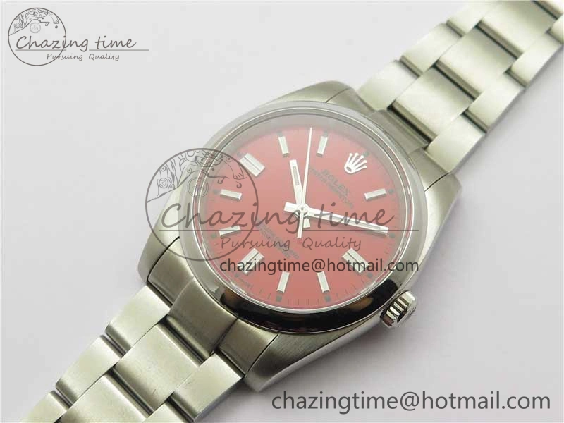 Oyster Perpetual 126000 36mm KRF 1:1 Best Edition 904L Steel Red Dial A2824