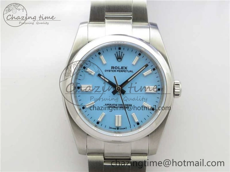 Oyster Perpetual 126000 36mm KRF 1:1 Best Edition 904L Steel Tiffany Blue Dial A2824