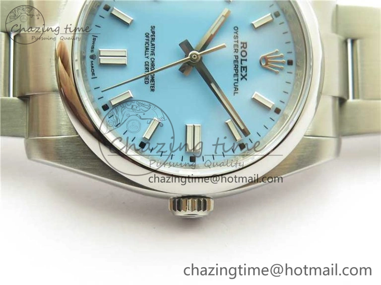 Oyster Perpetual 126000 36mm KRF 1:1 Best Edition 904L Steel Tiffany Blue Dial A2824