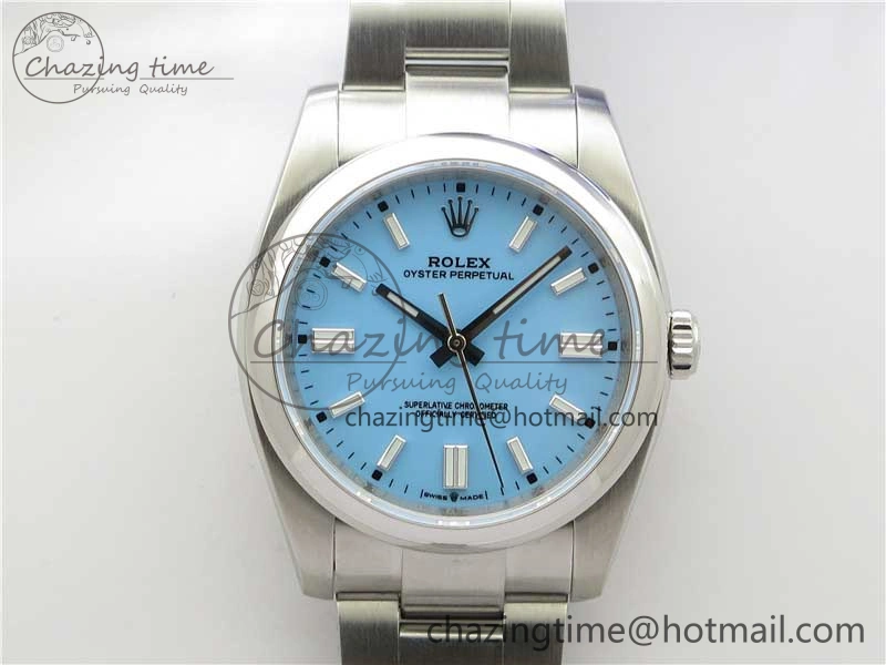 Oyster Perpetual 126000 36mm KRF 1:1 Best Edition 904L Steel Tiffany Blue Dial A2824