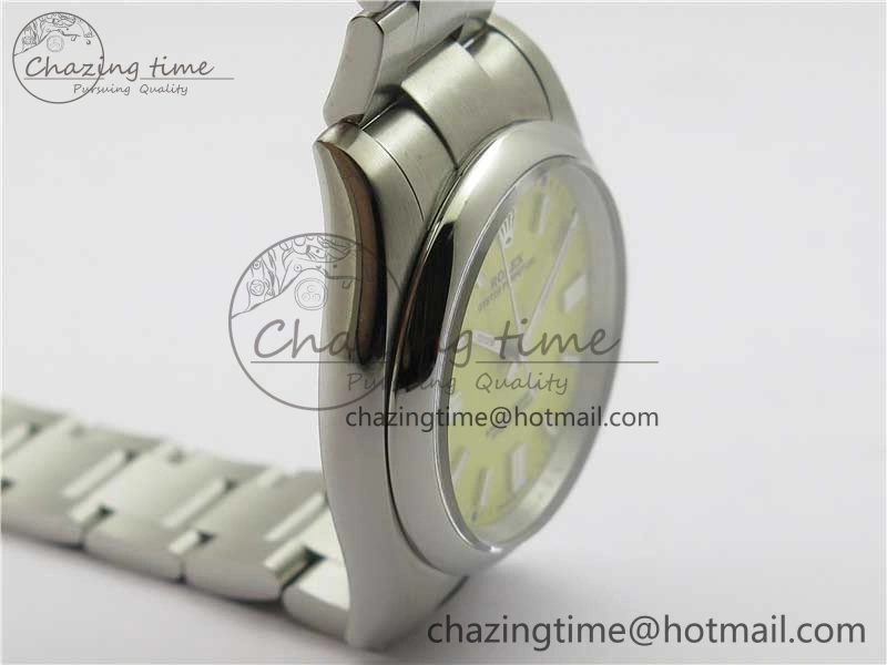 Oyster Perpetual 126000 36mm KRF 1:1 Best Edition 904L Steel Yellow Dial A2824