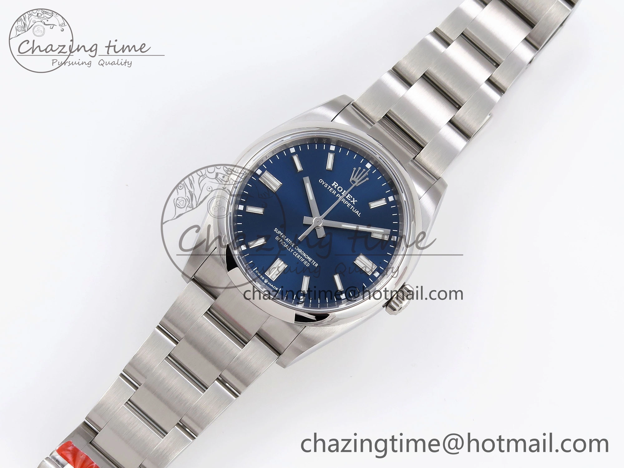 Oyster Perpetual 126000 36mm VSF 1:1 Best Edition 904L Steel Blue Dial VS3235