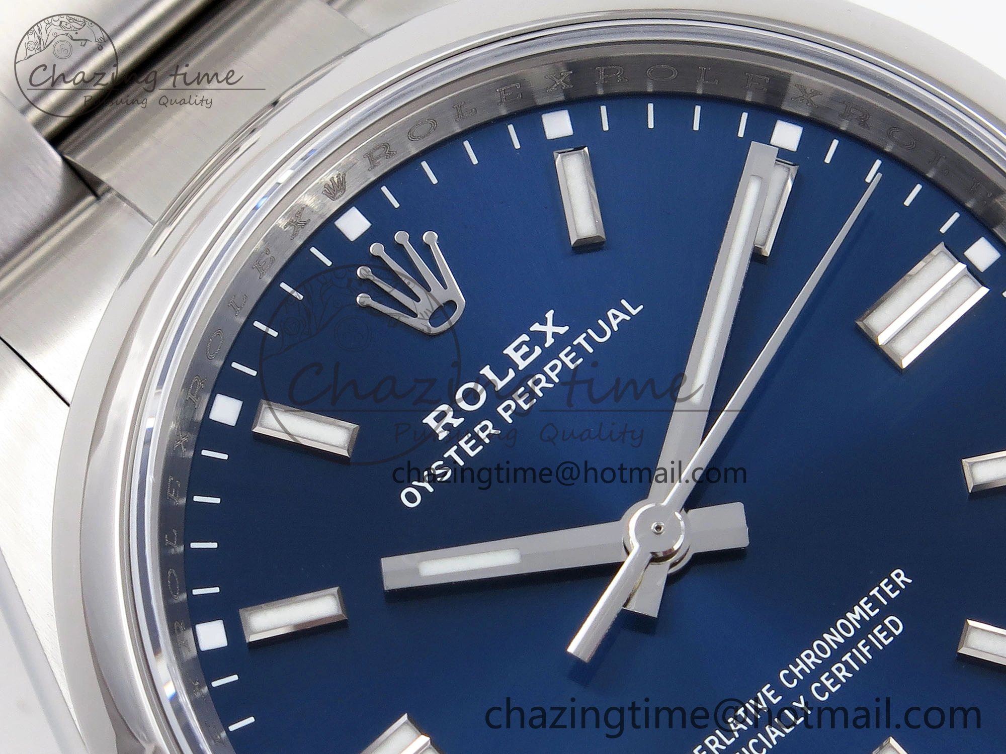 Oyster Perpetual 126000 36mm VSF 1:1 Best Edition 904L Steel Blue Dial VS3235