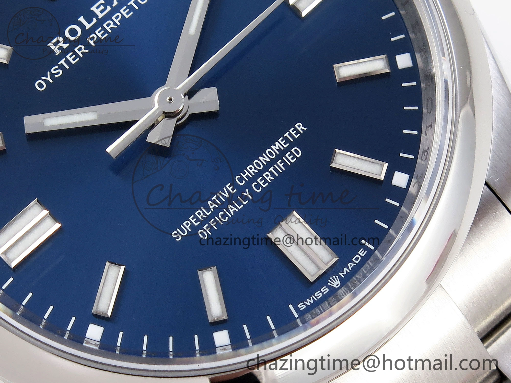 Oyster Perpetual 126000 36mm VSF 1:1 Best Edition 904L Steel Blue Dial VS3235