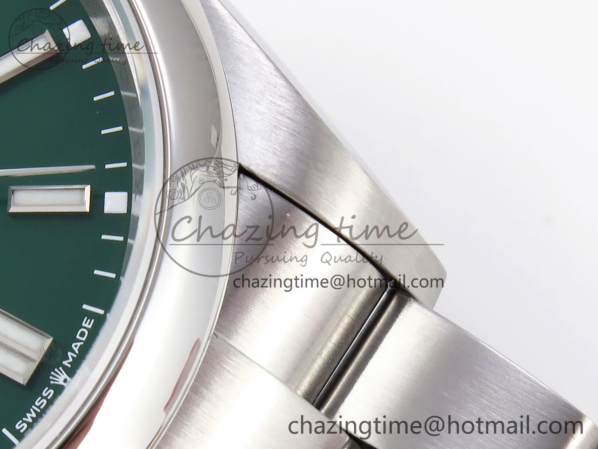 Oyster Perpetual 126000 36mm VSF 1:1 Best Edition 904L Steel Green Dial VS3235