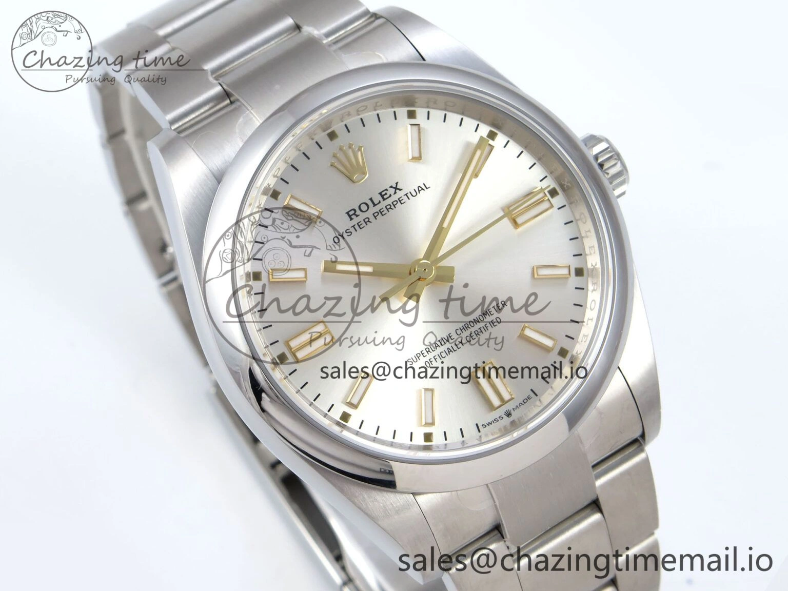 Oyster Perpetual 126000 36mm VSF 1:1 Best Edition 904L Steel Silver Dial VR3230