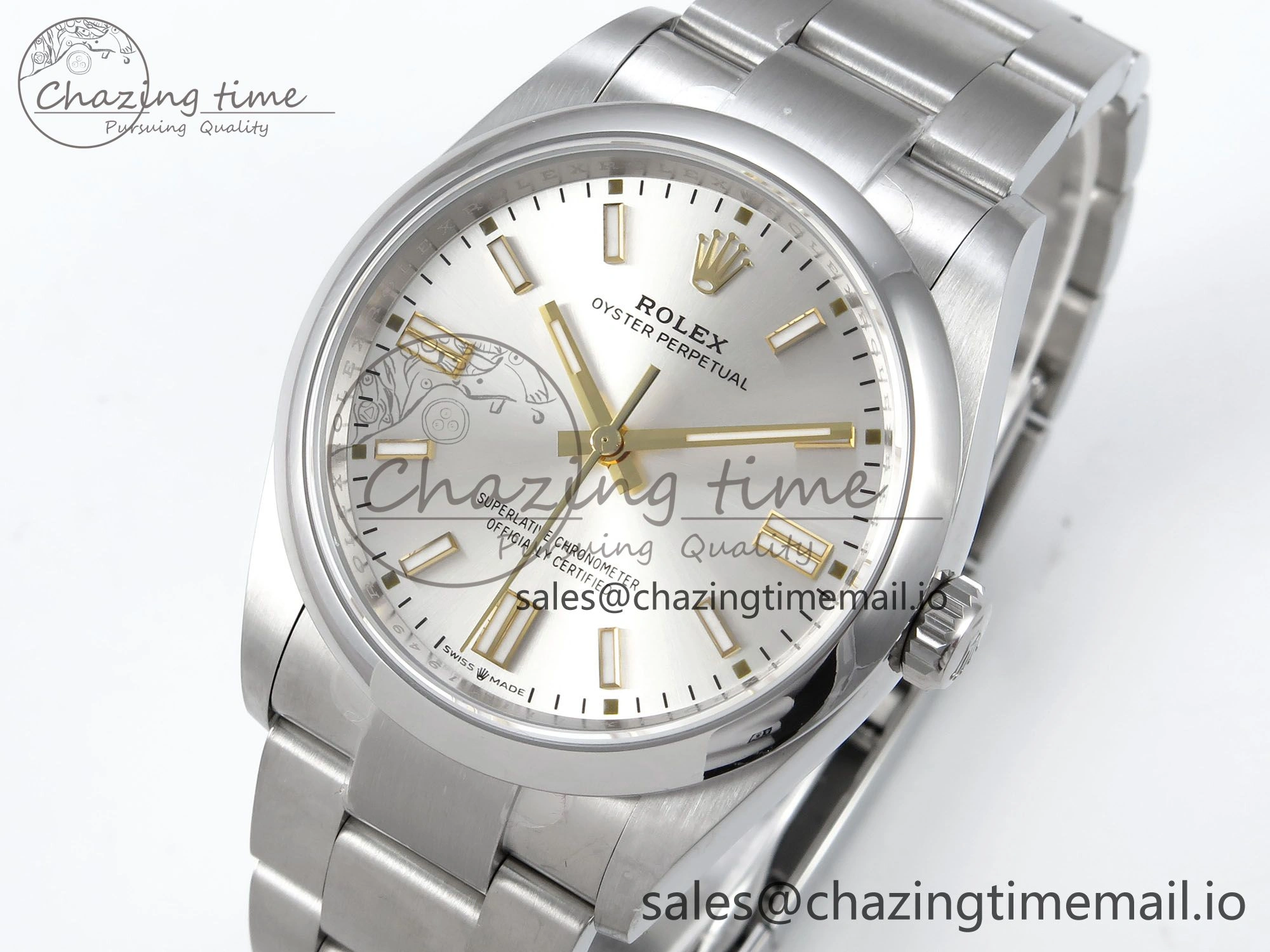 Oyster Perpetual 126000 36mm VSF 1:1 Best Edition 904L Steel Silver Dial VR3230