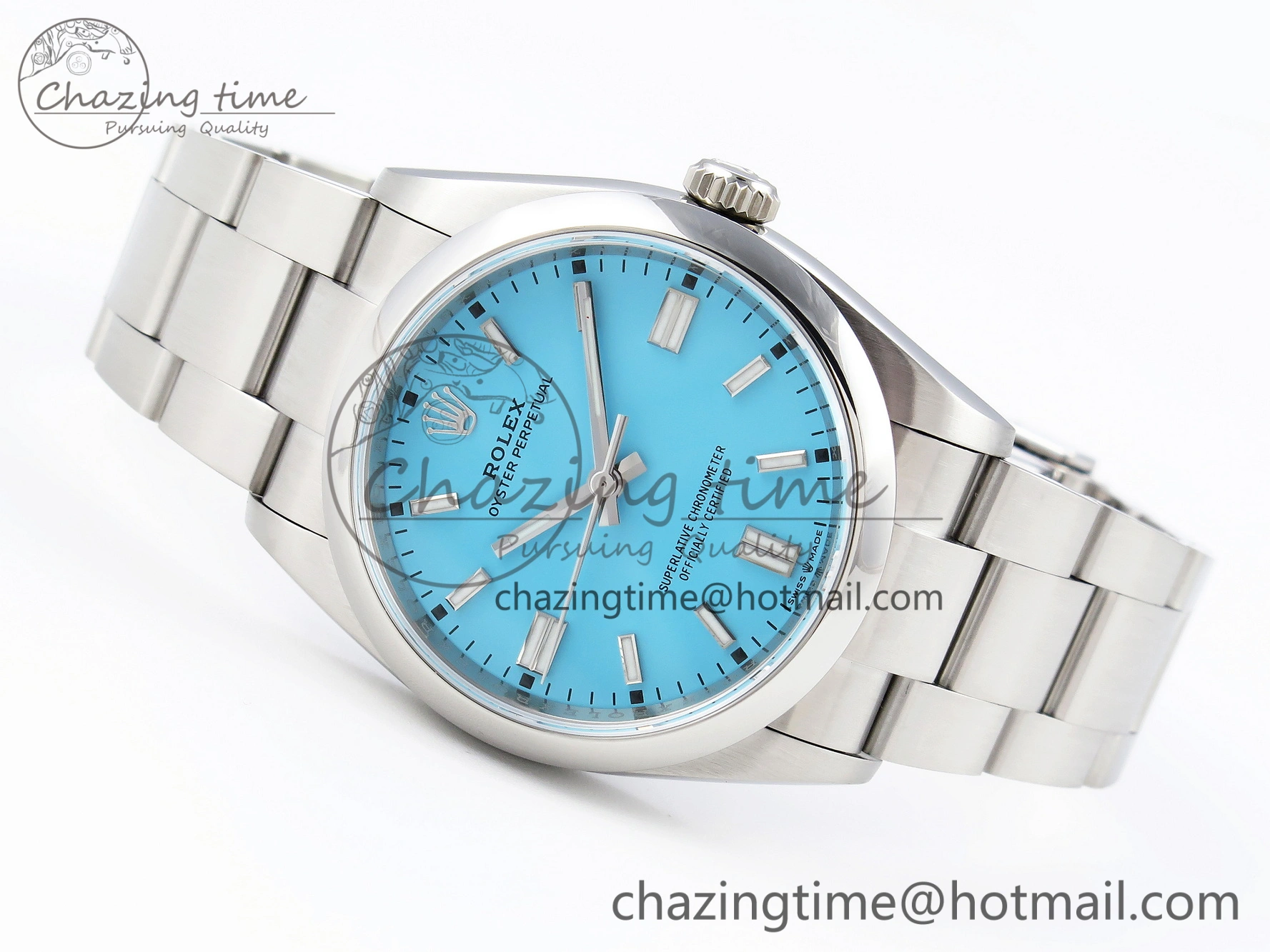 Oyster Perpetual 126000 36mm VSF 1:1 Best Edition 904L Steel Tiffany Blue Dial VS3235