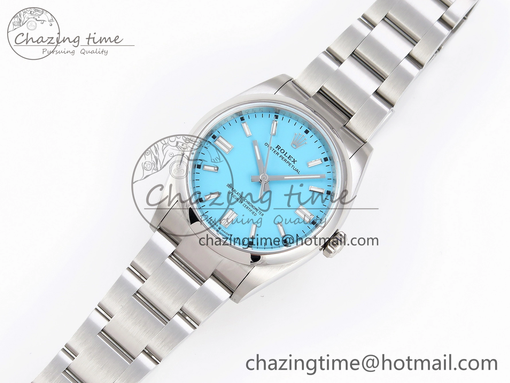 Oyster Perpetual 126000 36mm VSF 1:1 Best Edition 904L Steel Tiffany Blue Dial VS3235