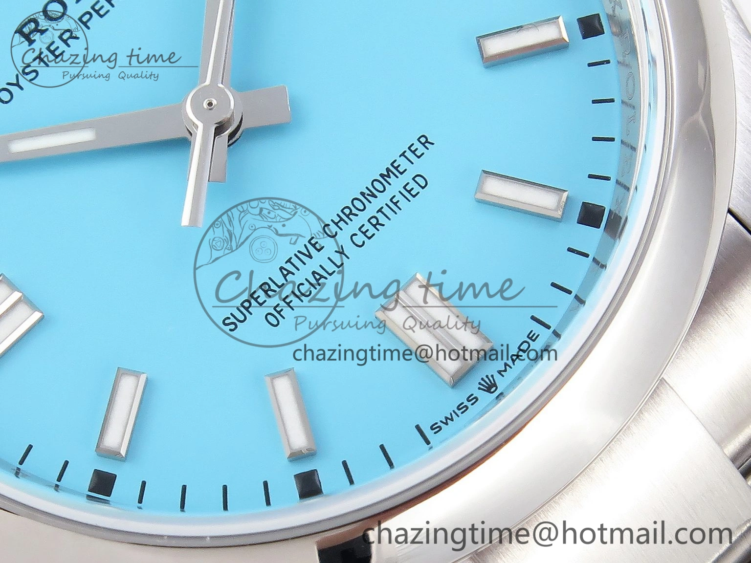 Oyster Perpetual 126000 36mm VSF 1:1 Best Edition 904L Steel Tiffany Blue Dial VS3235
