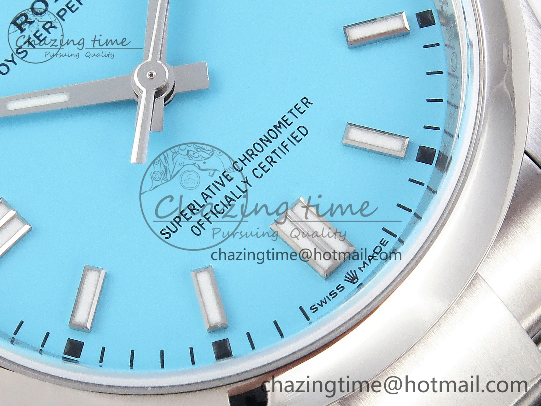 Oyster Perpetual 126000 36mm VSF 1:1 Best Edition 904L Steel Tiffany Blue Dial VS3235