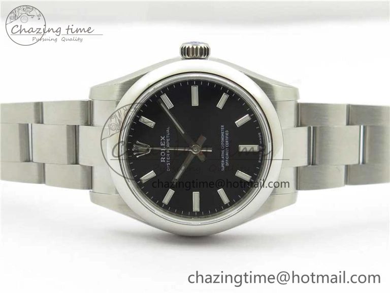 Oyster Perpetual 31mm 277200 EWF Best Edition Black Dial on SS Bracelet 6T15
