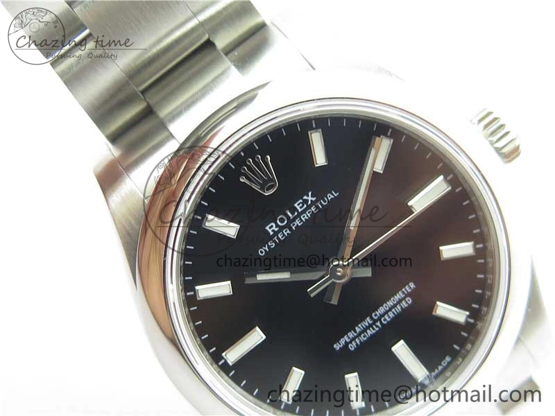 Oyster Perpetual 31mm 277200 EWF Best Edition Black Dial on SS Bracelet 6T15