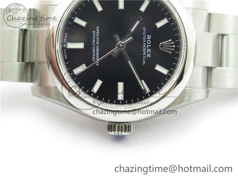 Oyster Perpetual 31mm 277200 EWF Best Edition Black Dial on SS Bracelet 6T15