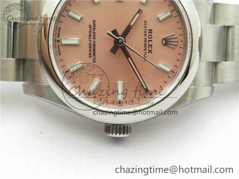 Oyster Perpetual 31mm 277200 EWF Best Edition Deep Pink Dial on SS Bracelet 6T15