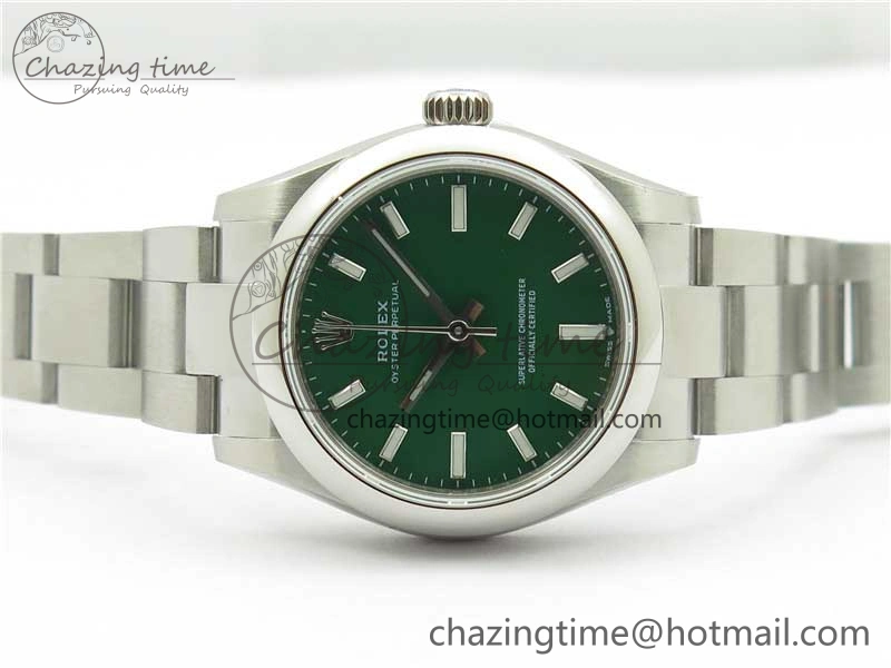 Oyster Perpetual 31mm 277200 EWF Best Edition Green Dial on SS Bracelet 6T15