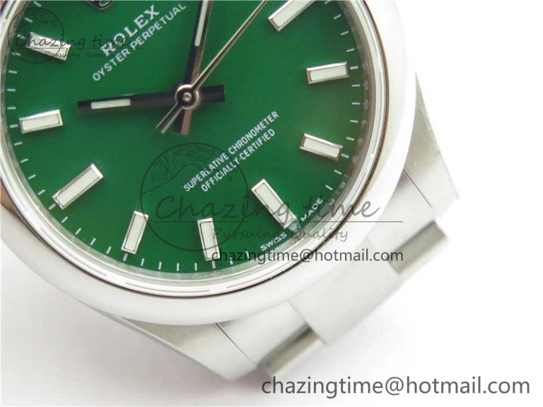 Oyster Perpetual 31mm 277200 EWF Best Edition Green Dial on SS Bracelet 6T15