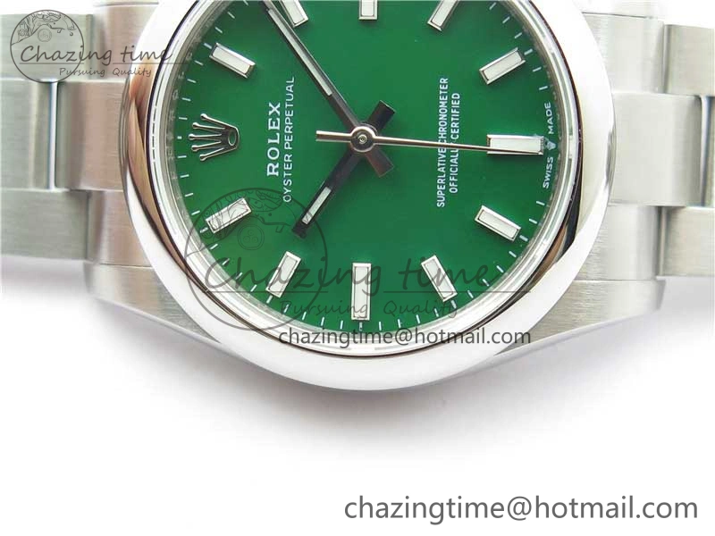 Oyster Perpetual 31mm 277200 EWF Best Edition Green Dial on SS Bracelet 6T15