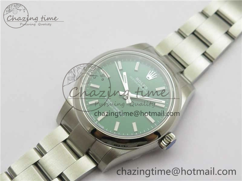 Oyster Perpetual 31mm 277200 EWF Best Edition Green Dial on SS Bracelet 6T15