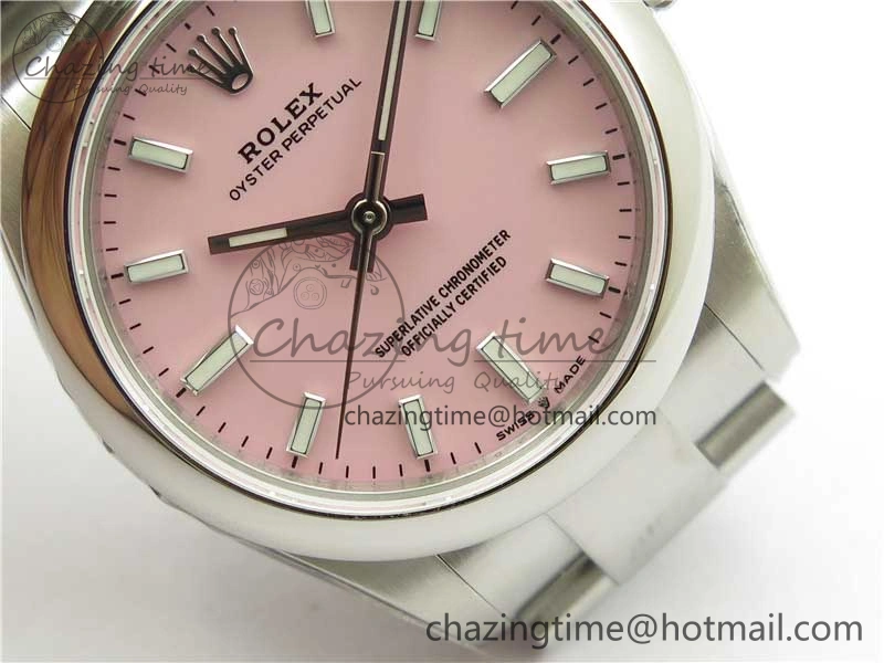 Oyster Perpetual 31mm 277200 EWF Best Edition Pink Dial on SS Bracelet 6T15