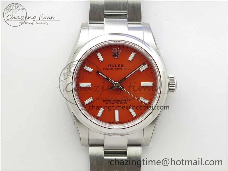 Oyster Perpetual 31mm 277200 EWF Best Edition Red Dial on SS Bracelet 6T15