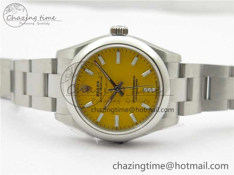 Oyster Perpetual 31mm 277200 EWF Best Edition Yellow Dial on SS Bracelet 6T15