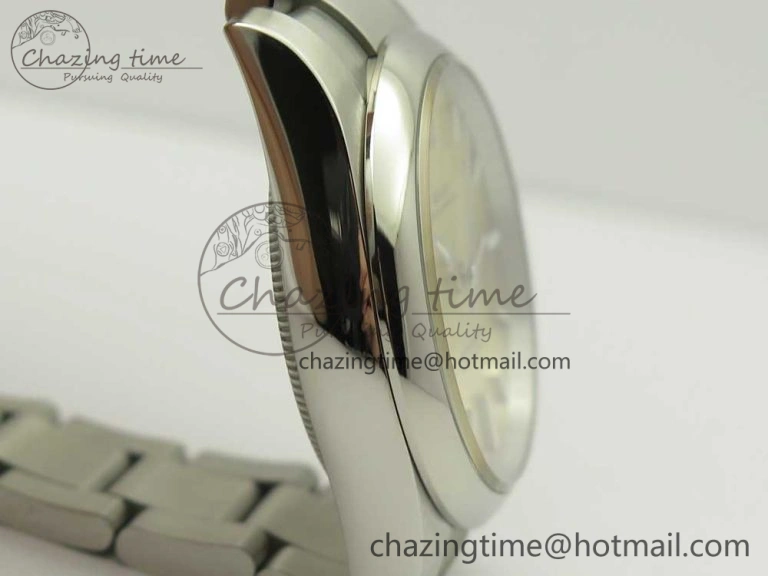 Oyster Perpetual 34mm 114200 UBF 1:1 Best Edition Gold Dial on SS Bracelet A2836