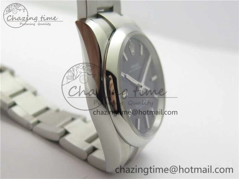 Oyster Perpetual 34mm 114200 UBF Best Edition Black Dial on SS Bracelet A2824