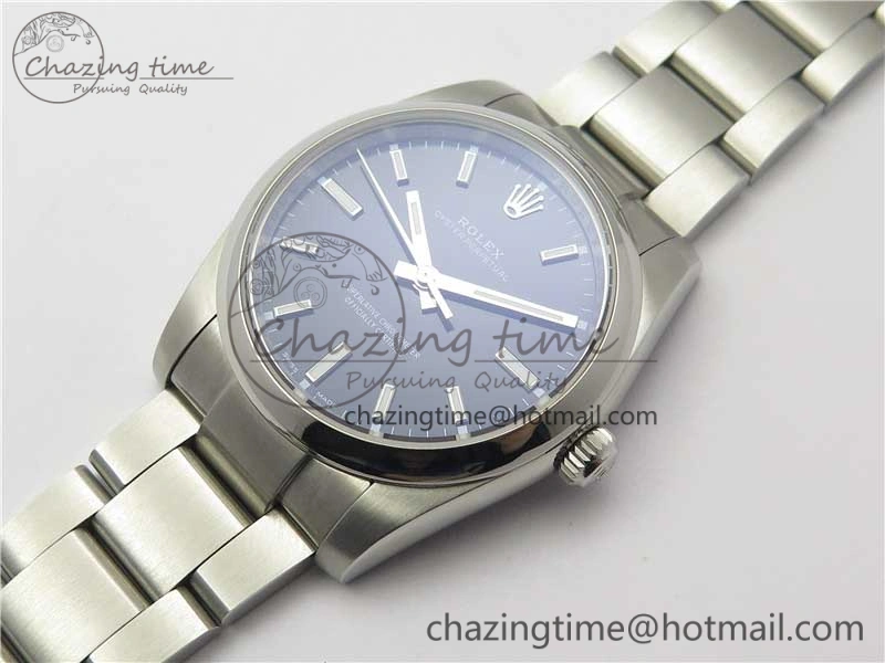 Oyster Perpetual 34mm 114200 UBF Best Edition Black Dial on SS Bracelet A2824