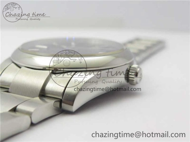 Oyster Perpetual 34mm 114200 UBF Best Edition Black Dial on SS Bracelet A2824