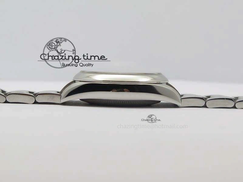 Oyster Perpetual 34mm Ladies 114300 1:1 Best Edition Olive Green Dial On SS Bracelet A2824