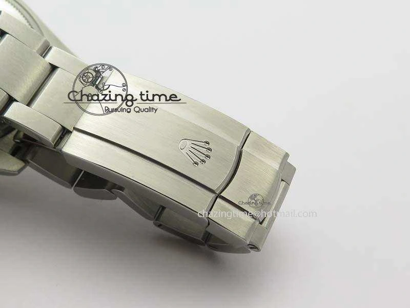Oyster Perpetual 34mm Ladies 114300 1:1 Best Edition Olive Green Dial On SS Bracelet A2824