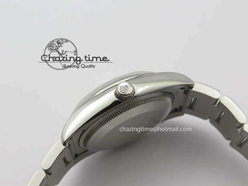Oyster Perpetual 34mm Ladies 114300 1:1 Best Edition Red Grape Dial On SS Bracelet A2824