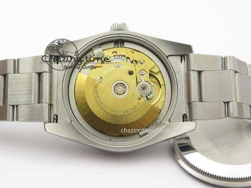 Oyster Perpetual 34mm Ladies 114300 1:1 Best Edition Red Grape Dial On SS Bracelet A2824