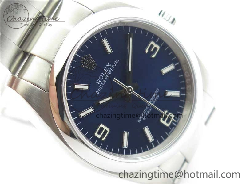 Oyster Perpetual 36 116000 KRF 1:1 Best Edition 904L Steel Blue Dial on SS Bracelet A2824