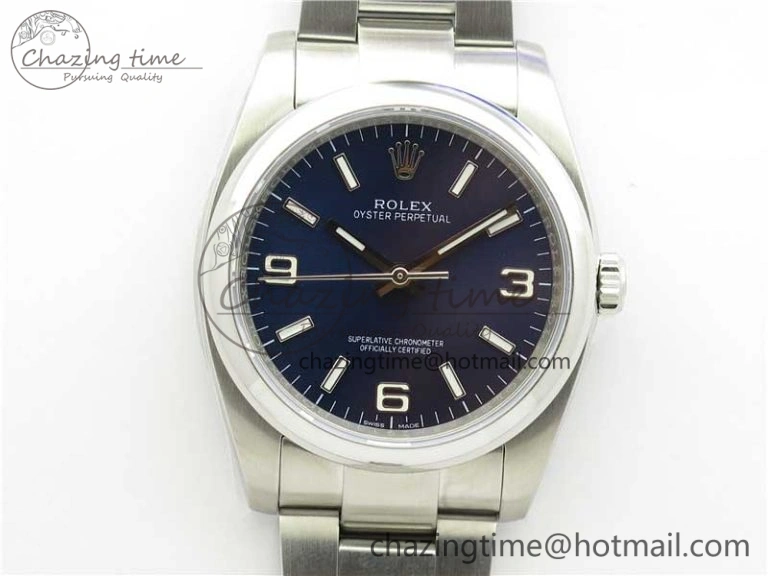 Oyster Perpetual 36 116000 KRF 1:1 Best Edition 904L Steel Blue Dial on SS Bracelet A2824