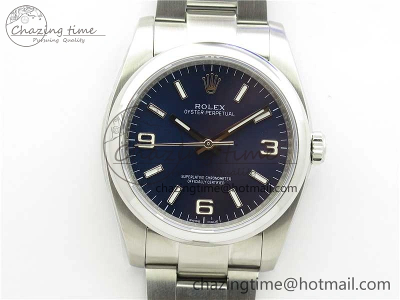 Oyster Perpetual 36 116000 KRF 1:1 Best Edition 904L Steel Blue Dial on SS Bracelet A2824