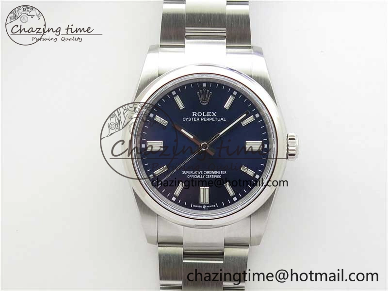 Oyster Perpetual 36mm 126000 BP Best Edition Dark Blue Dial on SS Bracelet