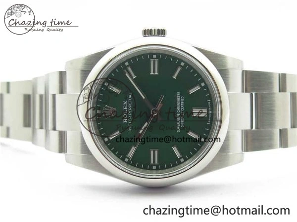 Oyster Perpetual 36mm 126000 BP Best Edition Green Dial on SS Bracelet