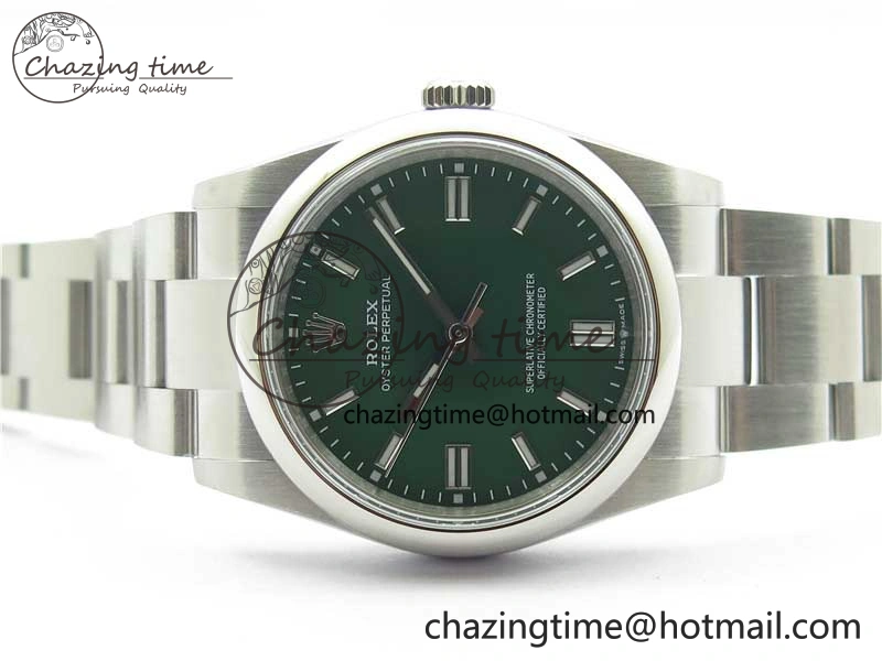 Oyster Perpetual 36mm 126000 BP Best Edition Green Dial on SS Bracelet
